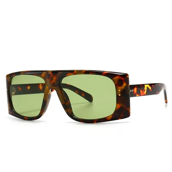 Retro Oversized Square Frame Sunglasses