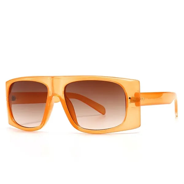 Retro Oversized Square Frame Sunglasses