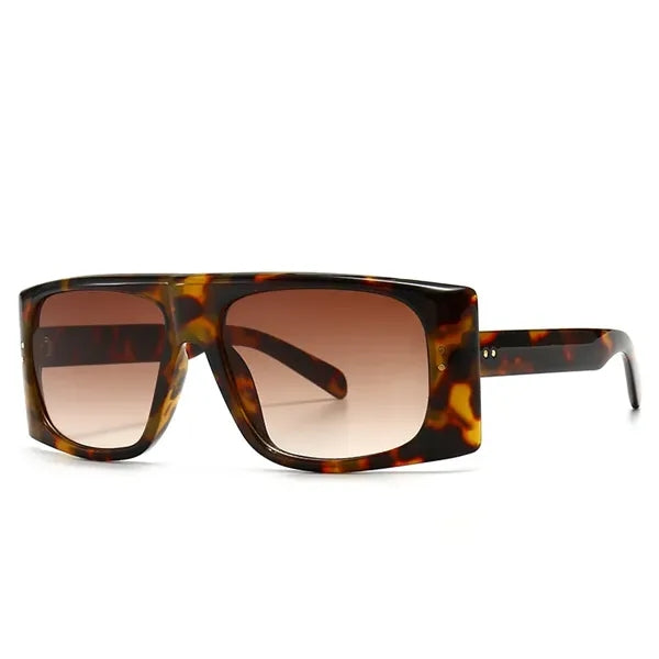 Retro Oversized Square Frame Sunglasses