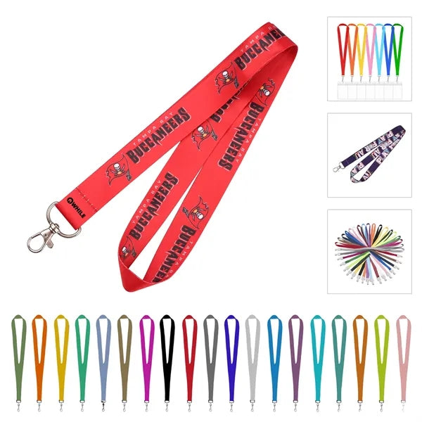 3/4" Full Color Dye Sublimation Lanyard