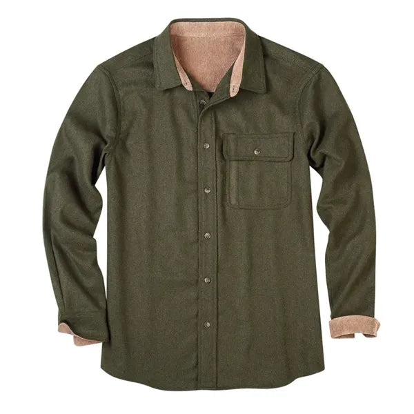 Men'S All Cotton Flannel Shirt