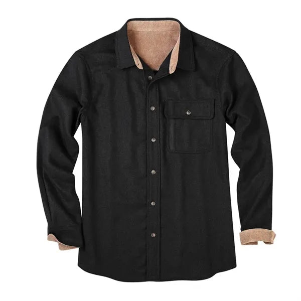 Men'S All Cotton Flannel Shirt