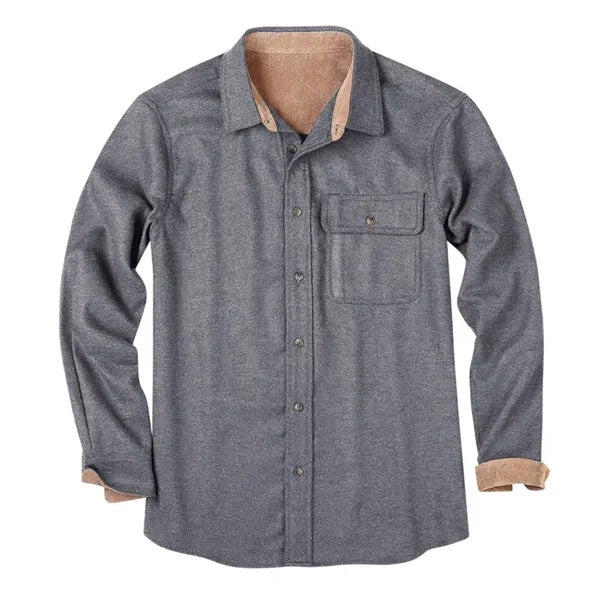Men'S All Cotton Flannel Shirt