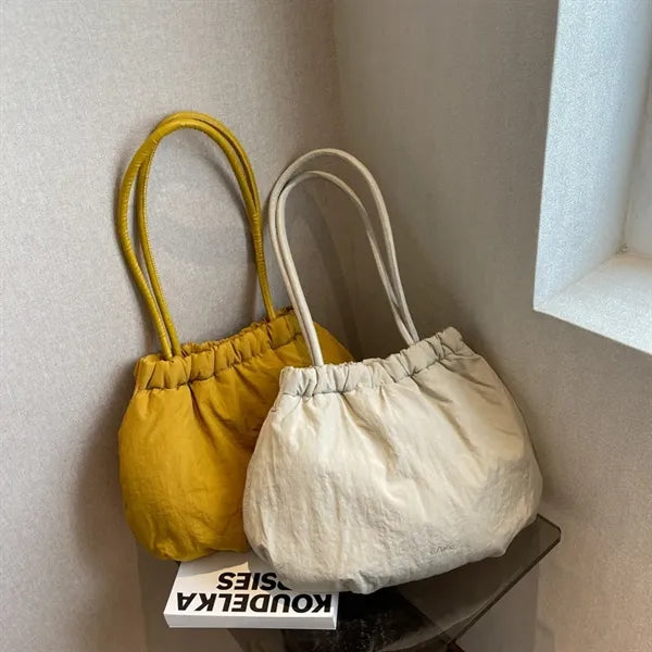 Nylon Fluffy Large Capacity Tote Shoulder Bag