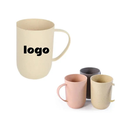 Wheat Straw Water Cup Home Handle