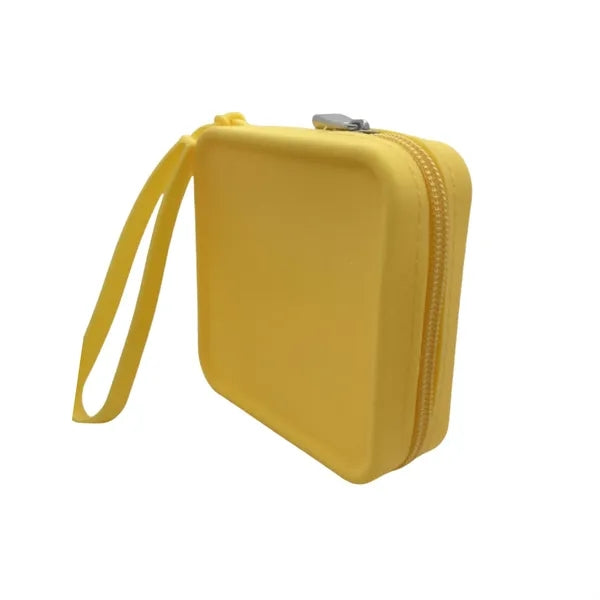 Portable Multi Purpose Silicone Zipper Bag Organizer Purse