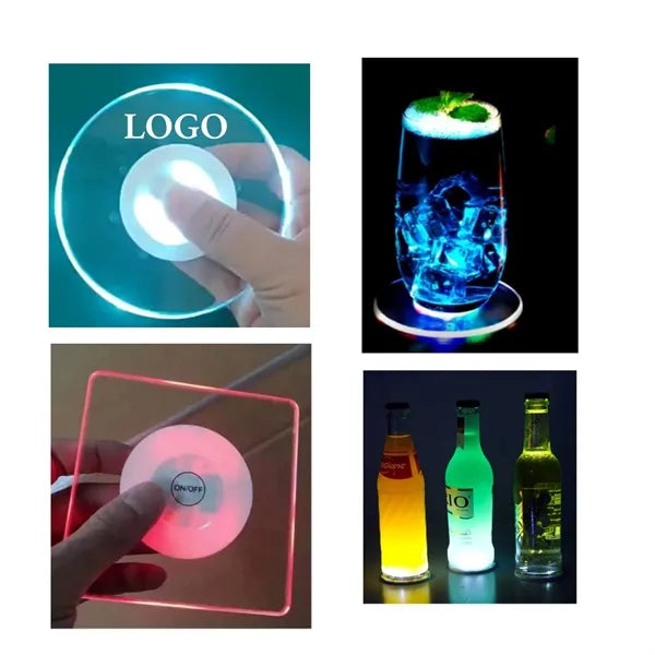 One Color Led Coaster
