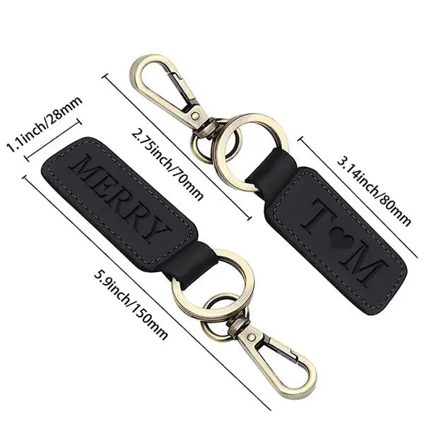 Leather Keychain Pendant