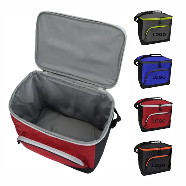 Oxford Cloth Tote Cooler Lunch Bag W/ Shoulder Strap