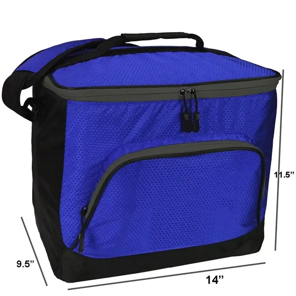 Oxford Cloth Tote Cooler Lunch Bag W/ Shoulder Strap