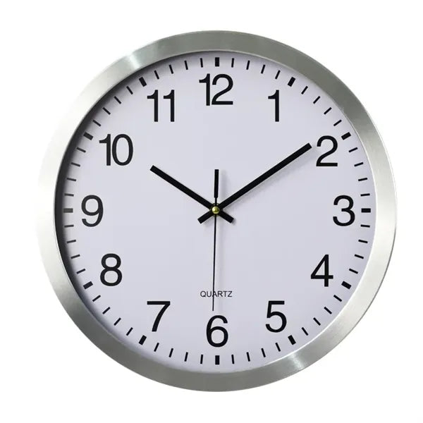 Round Silent Non-Ticking Wall Clock