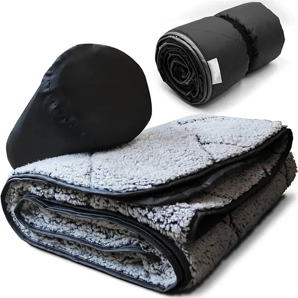 Lambs wool Camping Blanket Mat