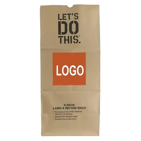 Biodegradable Lawn and Leaf Kraft Paper Bag