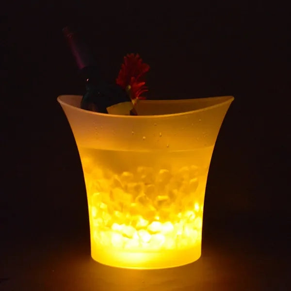 5L LED Champagne Ice Bucket Beer Cooler