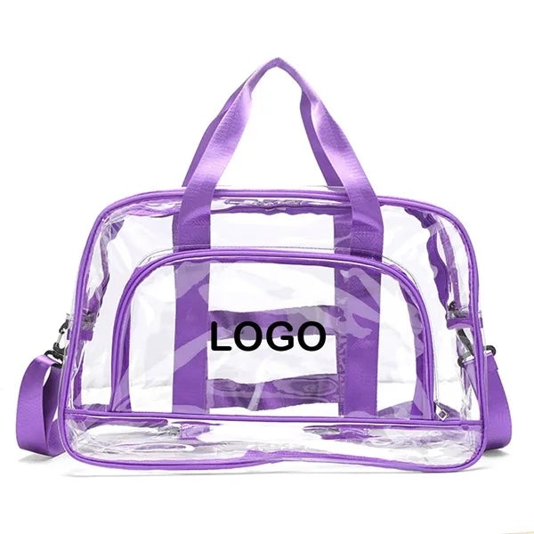 Large Transparent PVC Travel Bag-Waterproof & Versatile