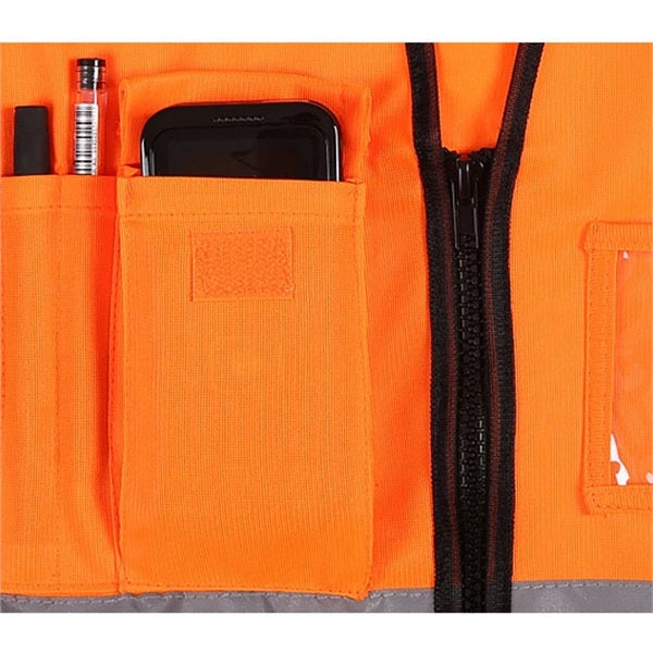 Safey Reflective Vest With Pockets