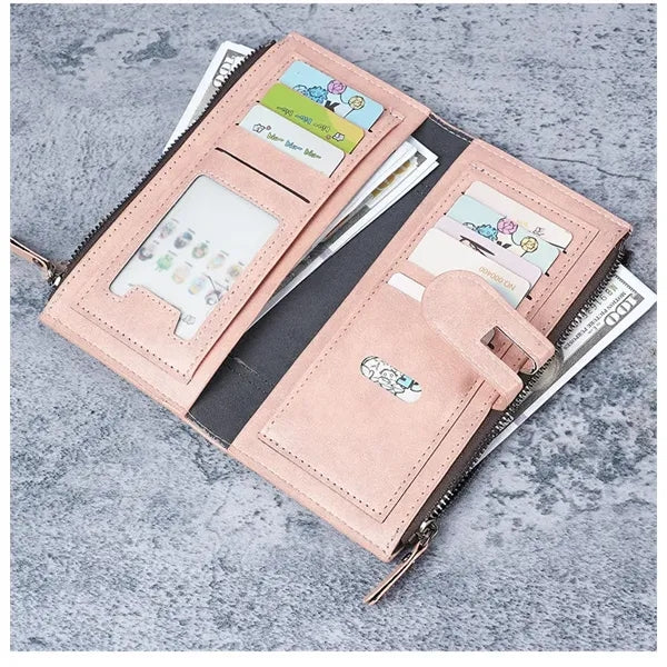 Coin Purse Wallet PU Leather Fashion Phone Bag Card Holder