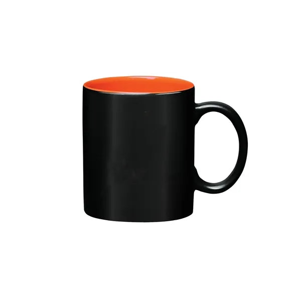 11 oz Cork Bottom Ceramic Mug With Lid
