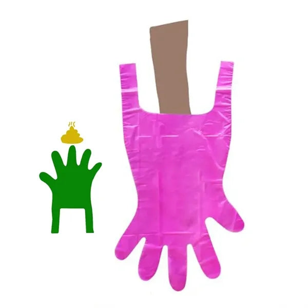 Eco-Friendly Pet Poop Bag Glove With Handle