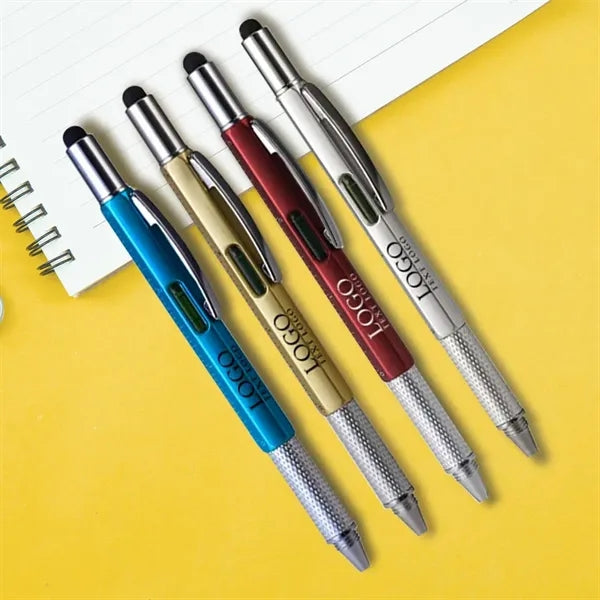 Metal Screw Level Touch Screen Stylus Pen