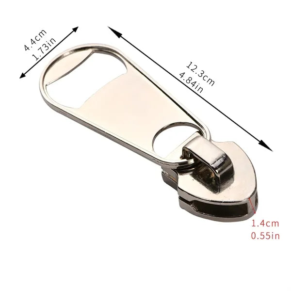 Large Magnetic Zipper Bottle Opener