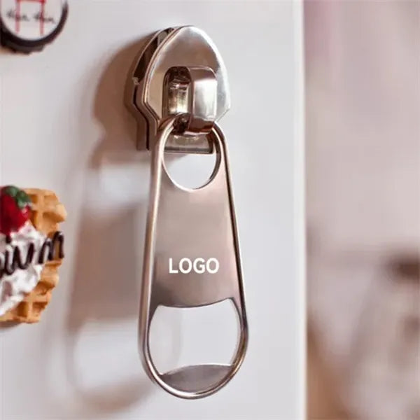 Large Magnetic Zipper Bottle Opener