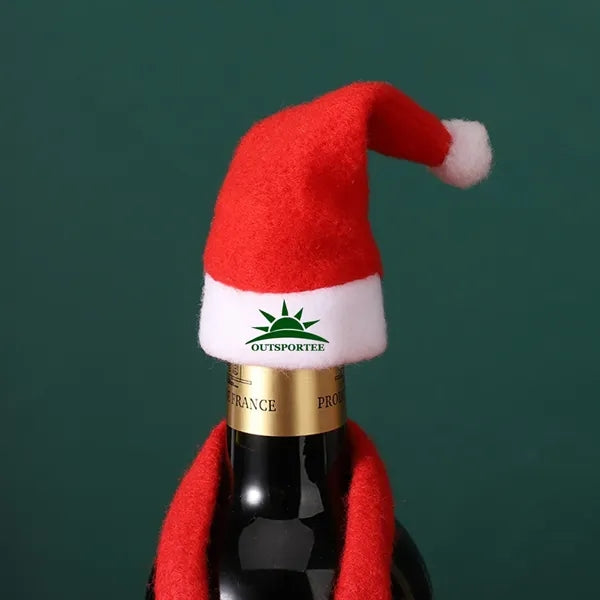 Mini Santa Bottle Hat