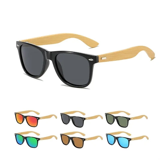 Square Wood Polarized Sunglasses