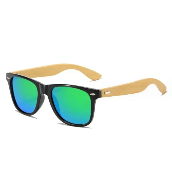Square Wood Polarized Sunglasses