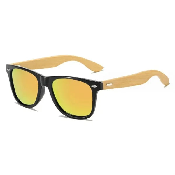 Square Wood Polarized Sunglasses
