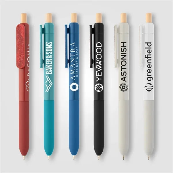 Echo Recycled Plastic Sensory Clip Pen - Silkscreen