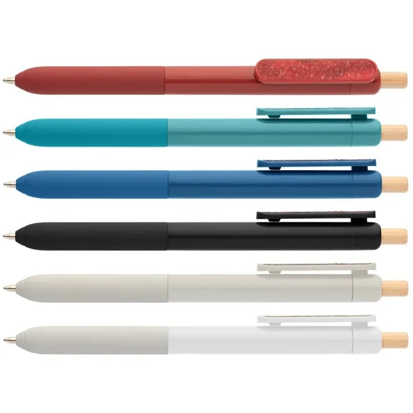 Echo Recycled Plastic Sensory Clip Pen - Silkscreen