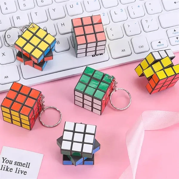 Mini Puzzle Cube Keychain