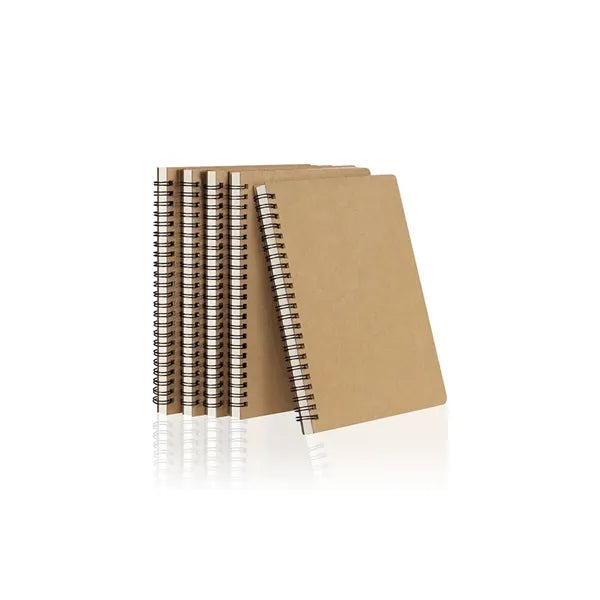 Simple Style Kraft Paper Coil Notebook