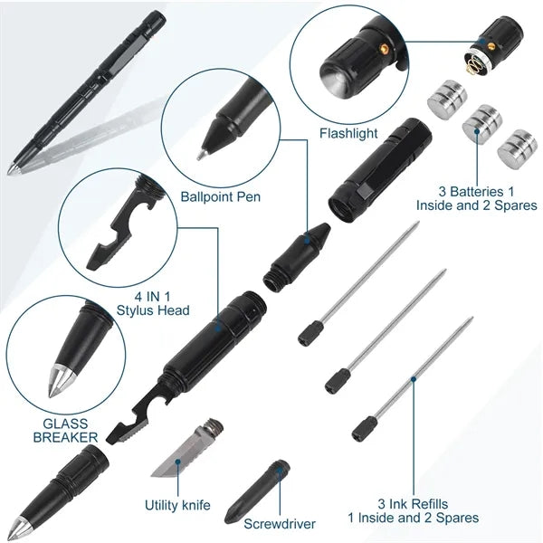 9 in 1 multifunctional Tactical pen