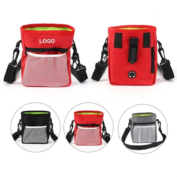 Dog Training Treat Pouch Bag, Adjustable Waist Belt .