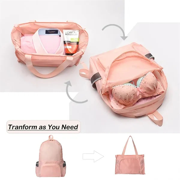 3 in 1 Design Lightweight Convertible Foldable Backpack