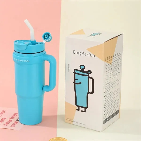 30oz Vacuum Stainless Steel Tumbler With handle