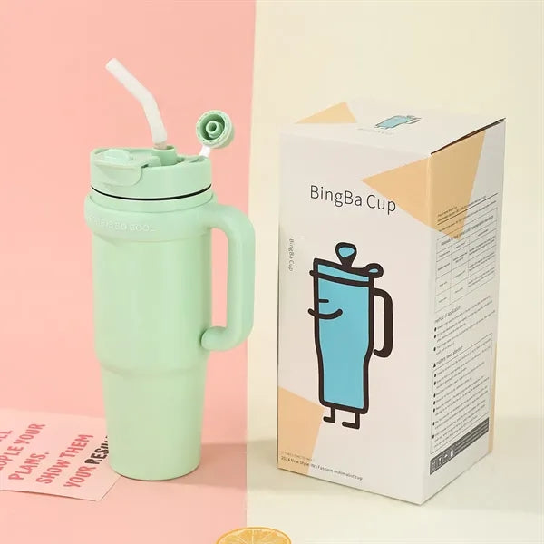 30oz Vacuum Stainless Steel Tumbler With handle