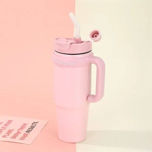 30oz Vacuum Stainless Steel Tumbler With handle
