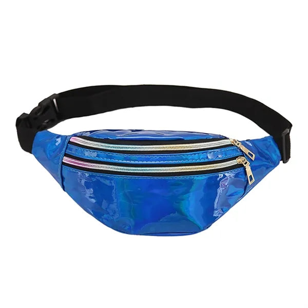 Large Hologram PU Crossbody Fanny Pack