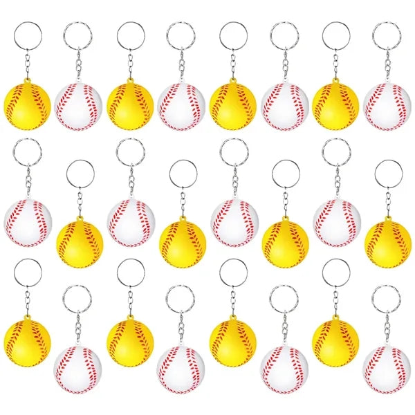 PU Ball Keychain Backpack Pendant