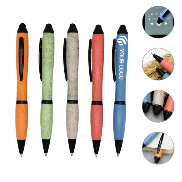 Saving eco-friendly biodegradable wheat straw ballpoint pen