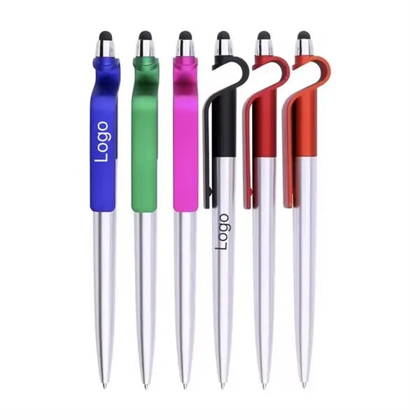 3-In-1 Ballpoint Stylus Pen With Phone Stand