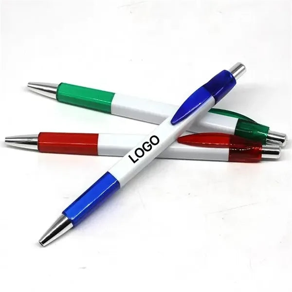 Plastic Retractable Ballpoint Pen