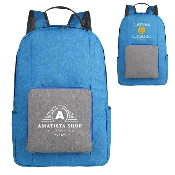 Lightweight Foldable Backpack with Trolley Sleeve