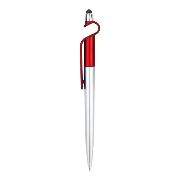 Slim Touch Screen Ballpoint Pen For 3-In-1 Phone Stand
