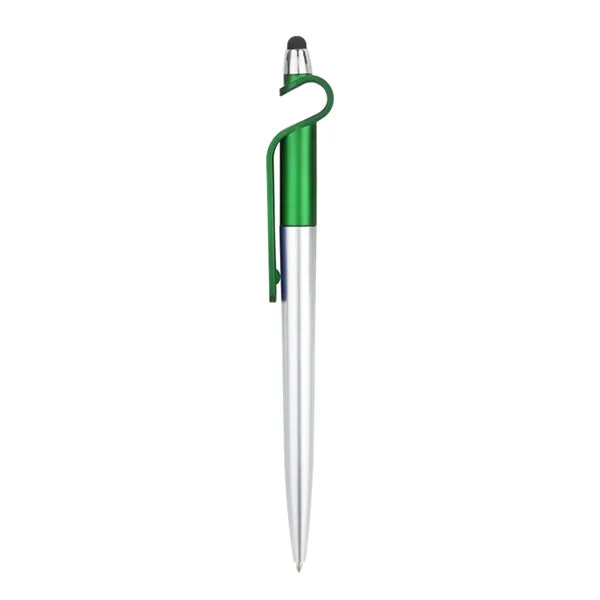 Slim Touch Screen Ballpoint Pen For 3-In-1 Phone Stand