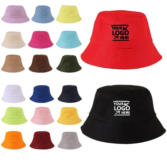 Unisex Outdoor Summer Cotton Bucket Hat For Travel Beach