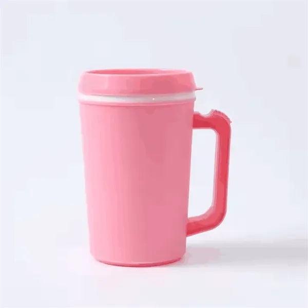 34oz Double Walled Insulated Plastic Mug